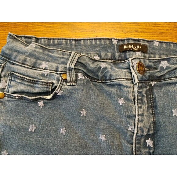 Fringed Star Spangled Relativity 14 Shorts Women 32 Waist, 10.5 Rise, 5 Inseam - Picture 4 of 5